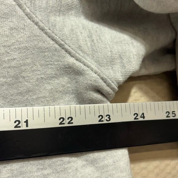 Kansas City Chiefs Women's Cropped Sweatshirt Heather Gray Size Large NFL - Picture 8 of 10